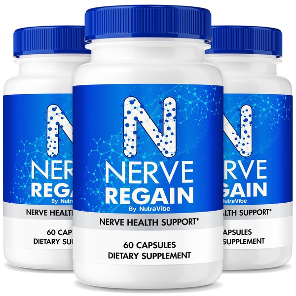 (3 Pack) Nerve Regain Capsules – Original NerveRegain Formula with