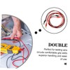 Totority 8pcs Phonograph Turntable Ground Wire Test Leads for Electricity