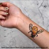 Azeeda 4 x 'Bumble Bee' Temporary Tattoos (TO00001090)