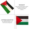 12 Pieces Small Palestinian Flags 5.5 x 8.25 Inch Palestinian