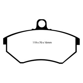 EBC Brakes DP3841C Redstuff Ceramic Low Dust Brake Pad