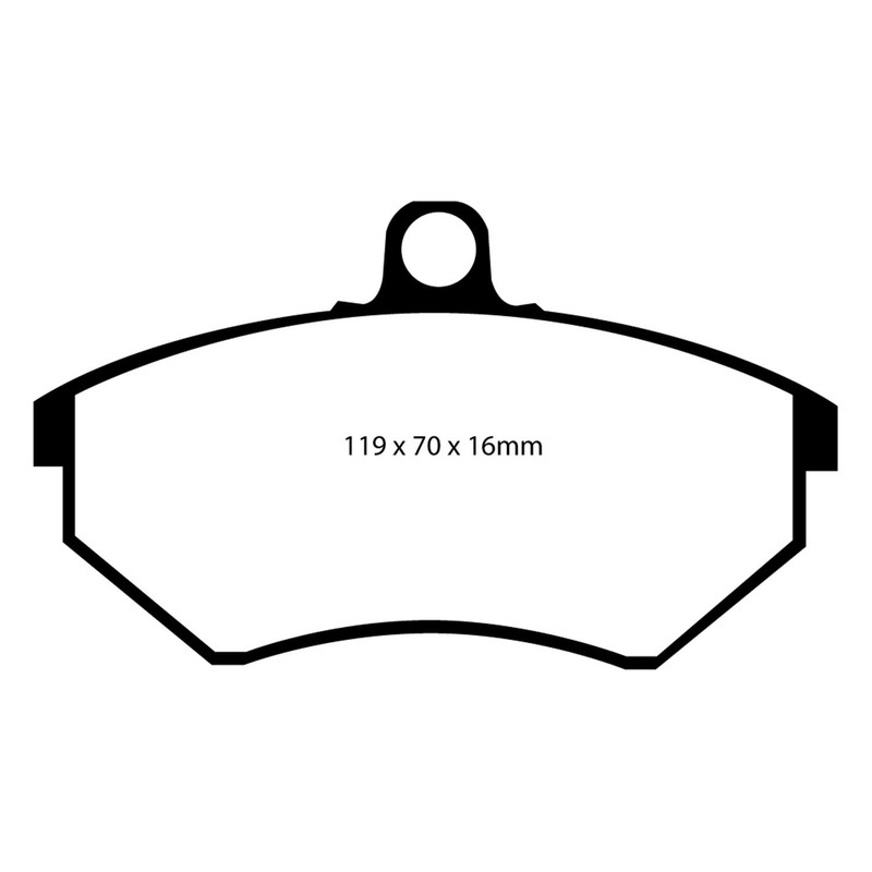 EBC Brakes DP3841C Redstuff Ceramic Low Dust Brake Pad