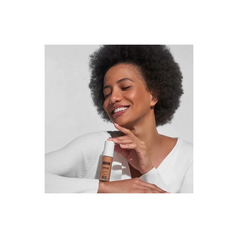 Isdin Coverage Base De Maquillaje Alta Cobertura Con Protector Solar