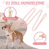SlowTon Dog Harness with Lead, No-Pull Lightweight Soft Suede Puppy