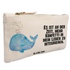 Mr. & Mrs. Panda Whale Confetti Makeup Bag, White, Hand