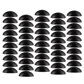 Probrico (5 Pack) Black Drawer Handles Cabinet Cup Pulls 3 Inch Hole Center Kitchen Cabinet Hardware Modern Bin Cup Cabinet Pulls Drawer Handles Knobs Dresser Cabinet Handles