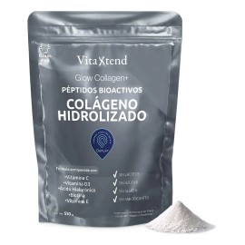 Colágeno Hidrolizado 50 Días Vit C D3 E Biotina Ah Vitaxtend