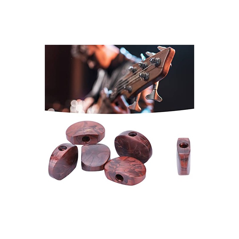 6 PCS Tuner Buttons Guitar Machine Head Semicircle Tuning Peg