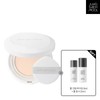 Jeongsaemmul 프로래스팅 결핏 메쉬 쿠션 + 물크림 라이트 8ml + 에센셜 물 토너 15ml Prolasting Gel Fit Mesh Cushion + Moist Cream Light 8ml + Essential Moist Toner 15ml