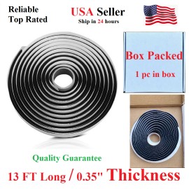 xglow 13FT Butyl Rubber Glue Sealant Rope Box PK Headlight Window Door and Windshield