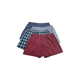 Fruit of the Loom Mens Tartan Boxer Shorts, 4-Pack, 2XL - Machine Wash
