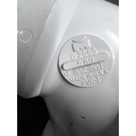 Müller Mueller 05811 PVC DWV 3” Sanitary Tee W/ Right & Left Hand 2” Side Inlets