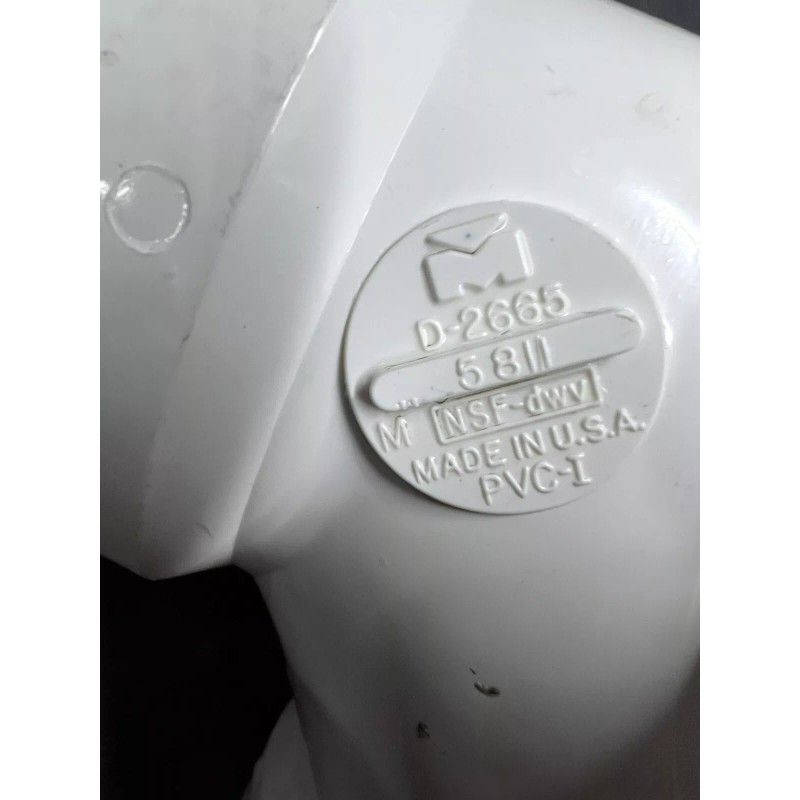 Müller Mueller 05811 PVC DWV 3” Sanitary Tee W/ Right