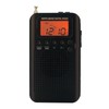 HRD-104 Portable AM/ FM Stereo Radio Pocket 2-Band Digital Tuning