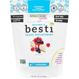Besti Natural Powdered Sugar Substitute – Zero Calorie, Zero Carb, 12 oz
