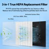 4 Pack Replacement Filter Compatible with MA-25 Air Purifier S1/W1/B1,