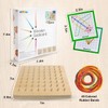 Skrtuan Wooden Geoboard Wooden Toy from 3 4 5 6