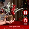 Small Christmas Tree Tabletop Artificial Mini Christmas Tree Decorations with