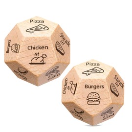 Gifts for Him Her, Date Night Dice Couples Gift for Him Her, Dinner Decider Dice, Anniversary Birthday Valentines Day for Husband Wife Boyfriend Girlfriend Women Men