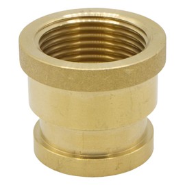 VARIOSAN Reducing sleeve 15600, 1 inch x 3/4 inch female thread, brass