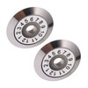2Pcs Fiber Cleaver Blade Tungsten Carbide 20mm 12 Sides Cutting