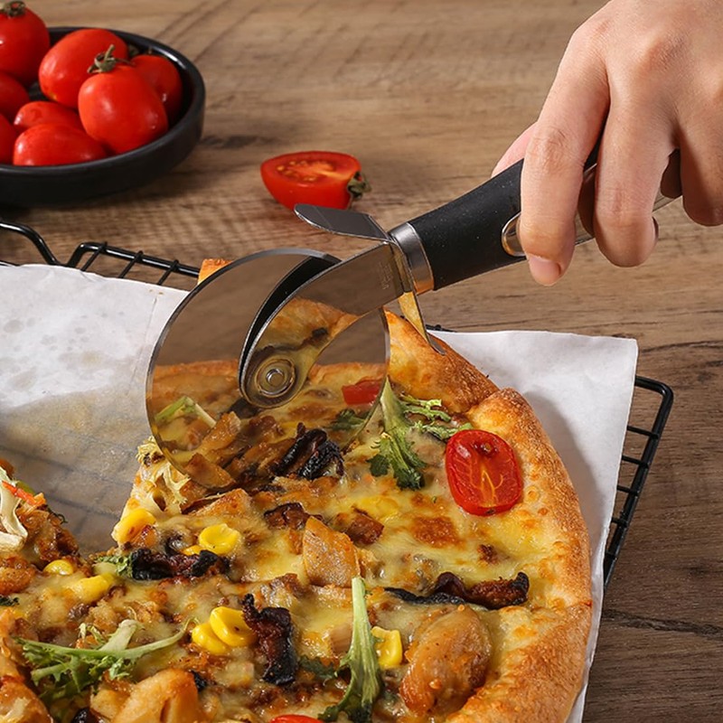 Premium Pizza Cutter Steel Pizza Cutter Wheel Food Grade Pizza