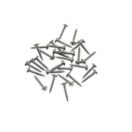 Dopro 30x Stainless Steel American #2 x 3/8" Phillips Head Guitar Tuning Machine Head Screws Tuning Keys Pegs Screws for most Guitars/Basses