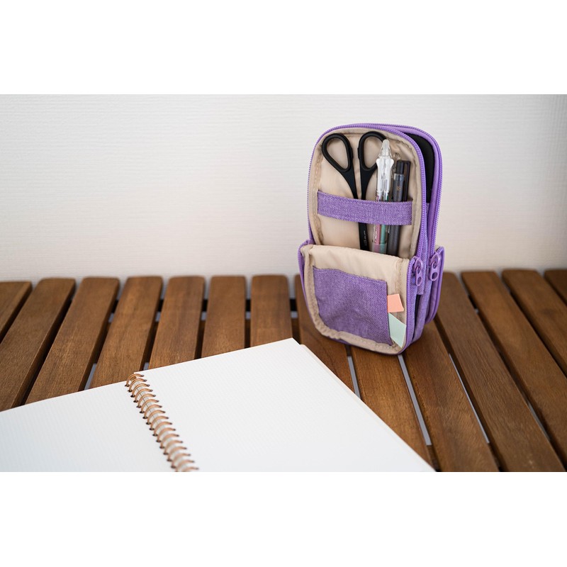 Assolabo ALLPB01LA Pen Case, Multi Case, Live Pod Bouquet, Lavender
