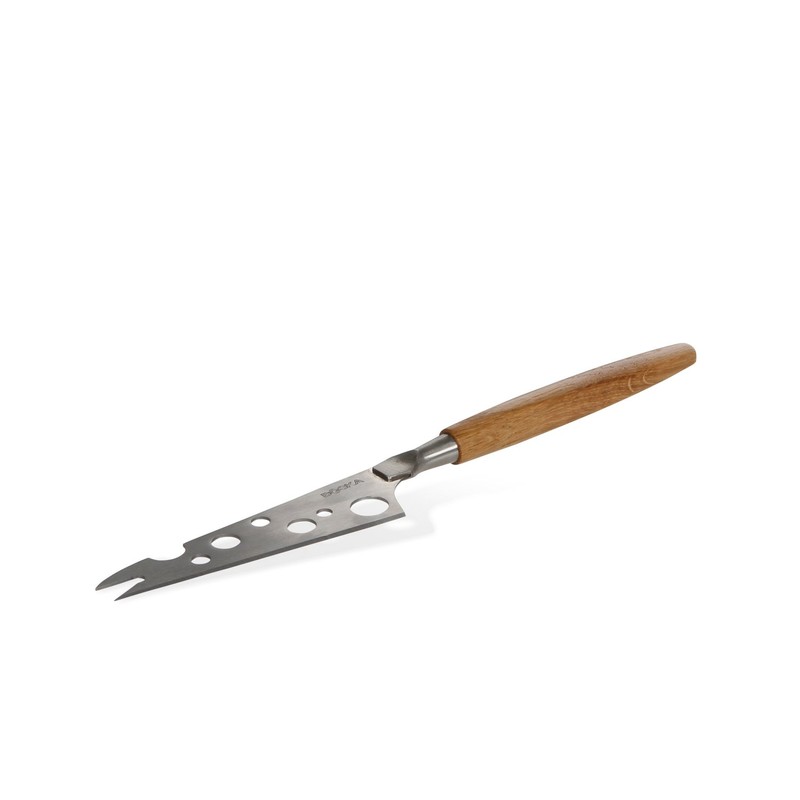 BOSKA "Cheesy Oak/Stainless Steel Cheese Knife, Silver/Brown
