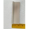 Black 2 x 6 in Ceramic Tile Bullnose Mud Cap