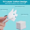 Square Cotton Pads for Makeup Remover (400 Count), 100% Pure