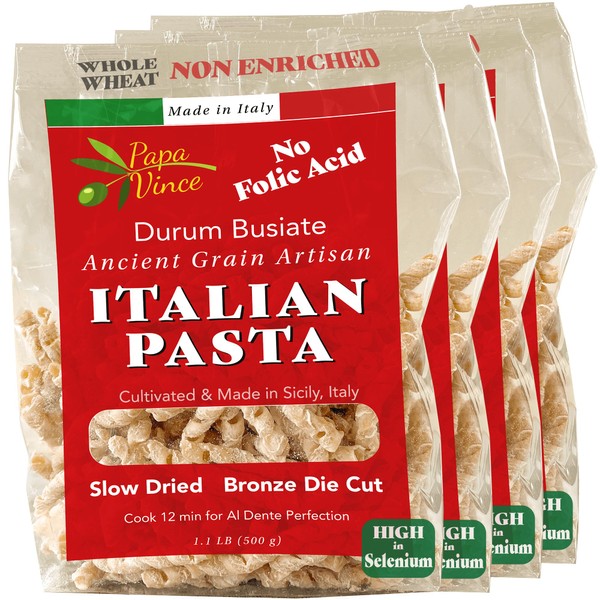 Papa Vince whole wheat pasta - Non Enriched, No Bleached