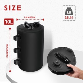 KEEFREE Canopy Water Weights Bag,4 Pcs 88 LBS Heavy Duty Tent Water Weights Bag for Outdoor Pop Up Tent, Canopies, Gazebo, Shelter (Black)