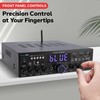 Pyle Wireless Bluetooth Home Stereo Amplifier- Multi-Channel, 200W Power Amplifier,