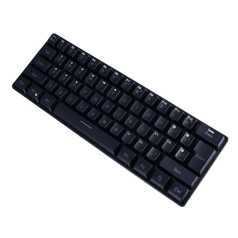 61 Keys Gaming Keyboard 2.4G Bluetooth Wired 3 Modes Keyboard