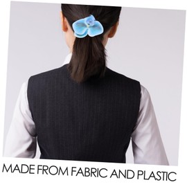 FRCOLOR 3pcs Large Phalaenopsis Flower Hair Clips Realistic Orchid Claw Clips for Women for Weddings Parties Hair Accessories and Elegant Updos