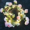 Sezrgiu 20 LED 6.6 FT Artificial Rose Succulents String Lights,