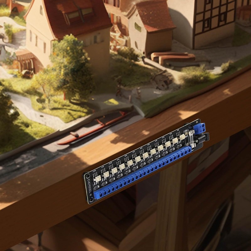 Evemodel 1 set 3-24V DC 12-switch control power distributor switch