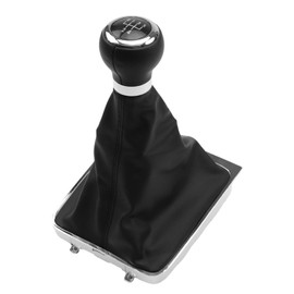 5 Gears 12 mm Gear Stick Gaiter Black Gear Stick Knob Compatible with VW Passat Saloon 3C 3C2 Variant 3C 3C5 Year 2005-2011 3C0711113