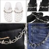 SOFPLATE Pack of 2 Punk Shoe Chains Shoelaces Charms Chain