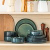 vancasso Starry 12 Pieces Dinnerware Sets for 4, Green Reactive