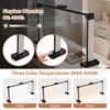 FAHKNS Large Half-Moon Light for Nail Desk, 34IN Foldable LED