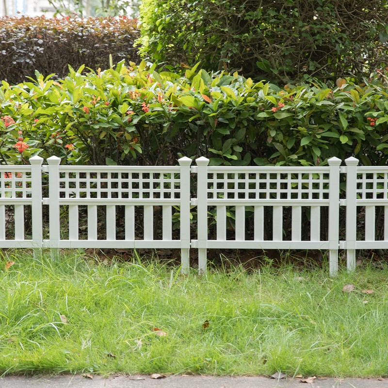Gardenised Plastic Outdoor Decor Garden Flower Edger Fence, Border, Set