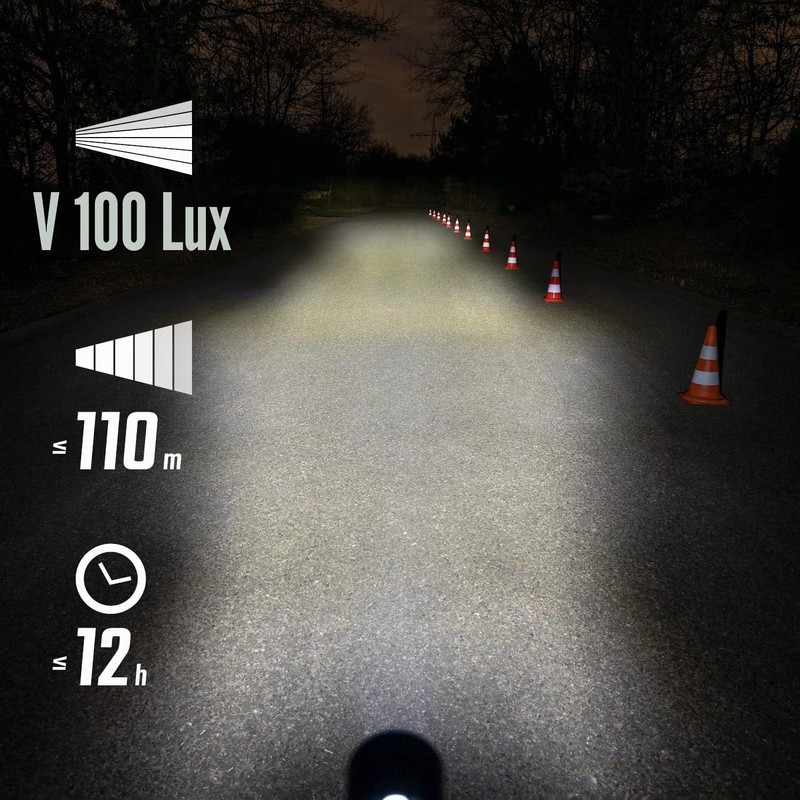 SIGMA Aura 100/Blaze Link Bicycle Light Set with Innovative Coupling