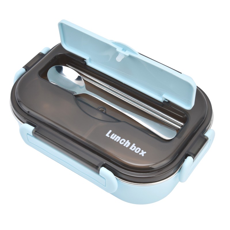 1L Bento Box 304 Stainless Steel Compartment Leak Proof Portable