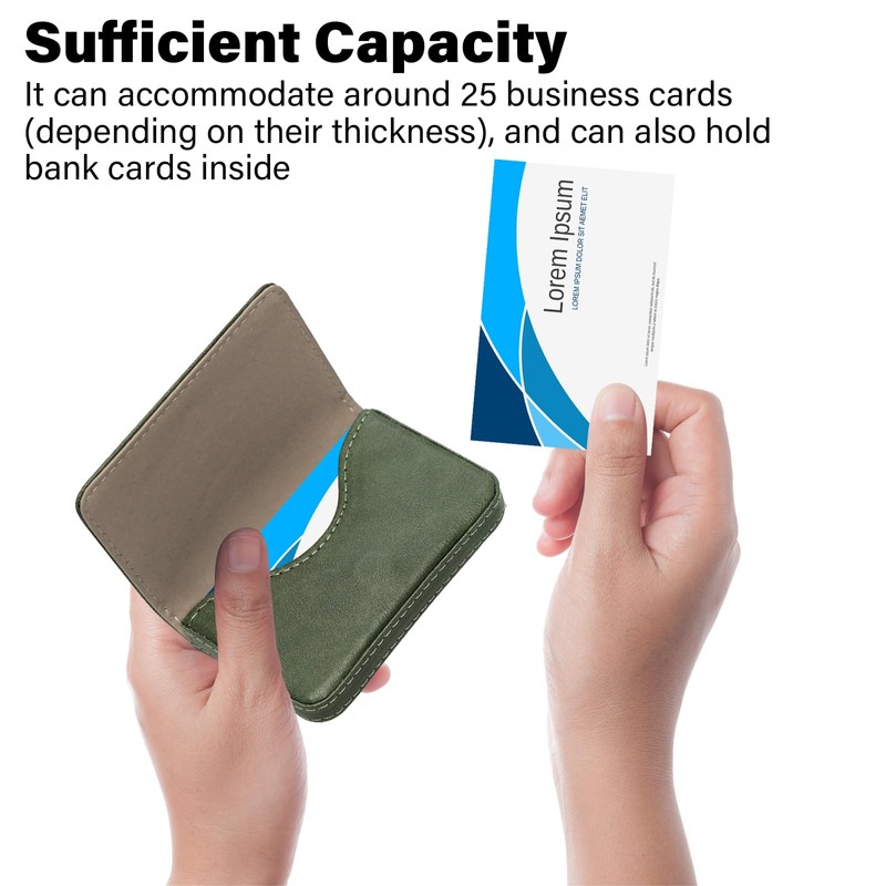 JONYEE Business Credit Card Holders, Magnetic Sealing Anti Drop, PU