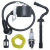 AUMEL Ignition Coil Fuel Filter Line Hose Spark Plug Kit