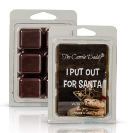 I Put Out for Santa - Chocolate Chip Cookie Scent - Maximum Scented Candle Wax Melt Cubes - 2 Ounces Per Pack