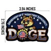 Tavashome Funny Humor Cute USA Doge Meme Embroidered Patches, Hook