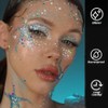 9 Pcs Gold Silver Glitter Freckles Face Gems Jewels Tattoo